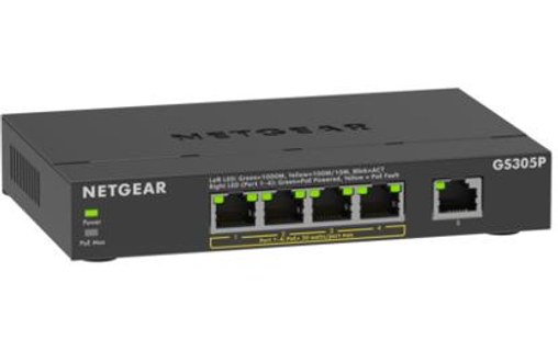 Switch Ethernet Netgear GS305Pv3 5 ports - PoE