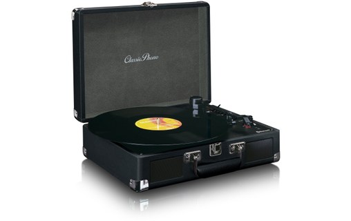 Platine Vinyle LENCO TT-115 - Noire, Bluetooth