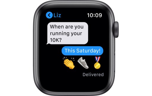 Apple Watch Series 6 OLED Gris GPS (satellite) 40 mm
