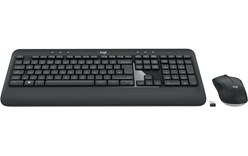 Clavier + Souris sans fil Logitech Advanced MK540 - Blanc, Noir