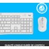 Clavier + Souris sans fil Logitech MK295 - Blanc
