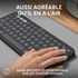 Clavier sans fil Logitech Pebble Keys 2 K380s - Gris anthracite