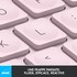 Clavier sans fil Logitech MX Keys Mini - Rose