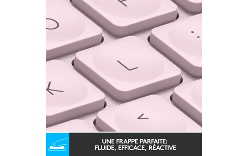 Clavier sans fil Logitech MX Keys Mini - Rose