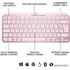 Clavier sans fil Logitech MX Keys Mini - Rose