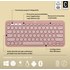 Clavier sans fil Logitech Pebble Keys 2 K380s - Rose
