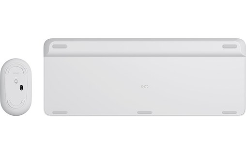 Clavier + Souris sans fil Logitech MK470 - Blanc