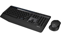 Clavier + Souris sans fil Logitech MK345 - Noir avec repose-poignets