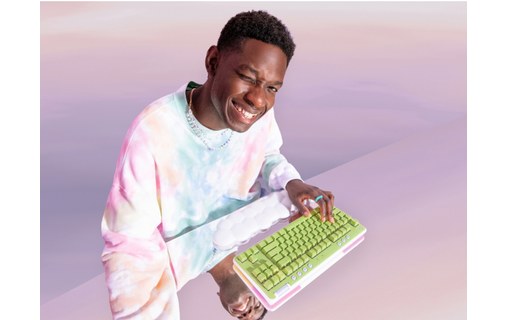 Clavier Gaming sans fil Logitech G715 - Tactile - Blanc avec repose-poignets