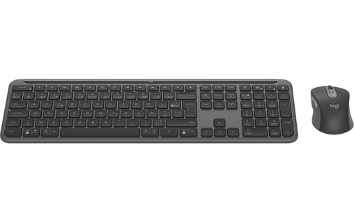Clavier + Souris sans fil Logitech MK950 Signature Slim - Gris anthracite