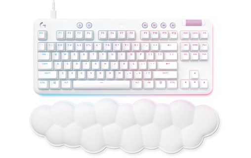 Clavier Gaming Logitech G713 - Linéaire - Blanc avec repose-poignets