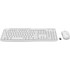 Clavier + Souris sans fil Logitech MK295 - Blanc