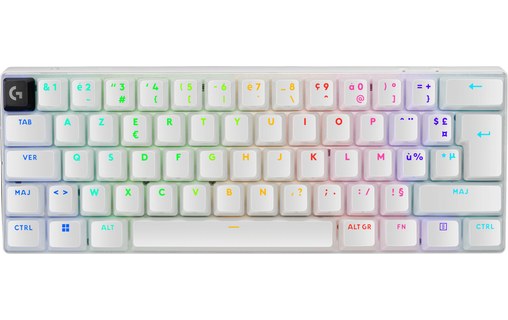 Clavier Gaming sans fil Logitech G PRO X 60 - Tactile - Blanc