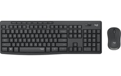 Clavier + Souris sans fil Logitech MK295 - Gris anthracite
