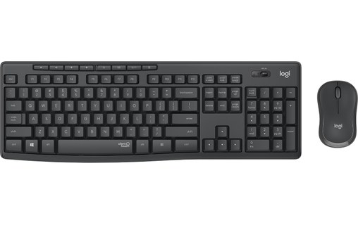 Clavier + Souris sans fil Logitech MK295 - Gris anthracite