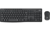 Clavier + Souris sans fil Logitech MK295 - Gris anthracite