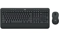 Clavier + Souris sans fil Logitech MK545 ADVANCED - Noir avec repose-poignets