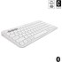 Clavier sans fil Logitech Pebble Keys 2 K380s - Blanc