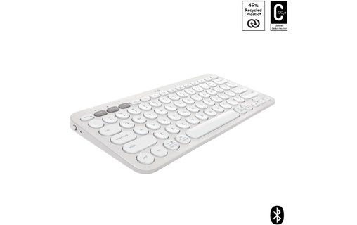 Clavier sans fil Logitech Pebble Keys 2 K380s - Blanc
