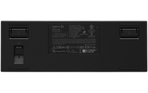 Clavier Gaming sans fil Logitech G PRO X 60 - Tactile - Blanc