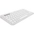 Clavier sans fil Logitech Pebble Keys 2 K380s - Blanc