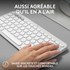 Clavier sans fil Logitech Pebble Keys 2 K380s - Blanc