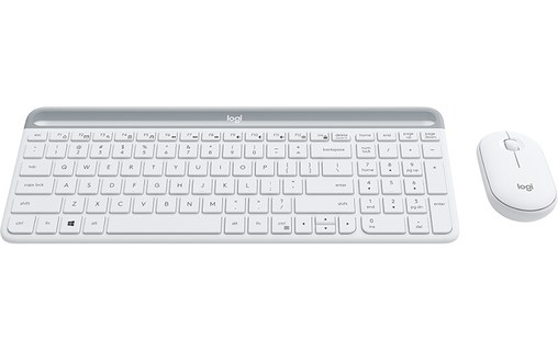 Clavier + Souris sans fil Logitech MK470 - Blanc
