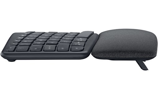 Clavier sans fil Logitech Ergo K860 - Gris anthracite avec repose-poignets
