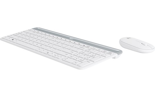 Clavier + Souris sans fil Logitech MK470 - Blanc