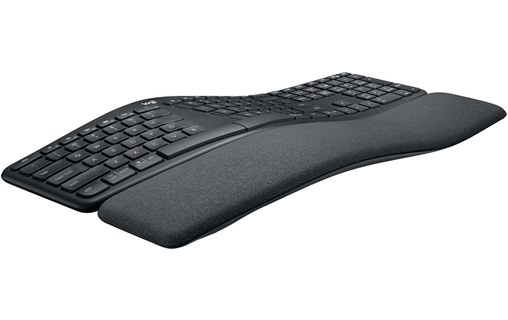 Clavier sans fil Logitech Ergo K860 - Gris anthracite avec repose-poignets