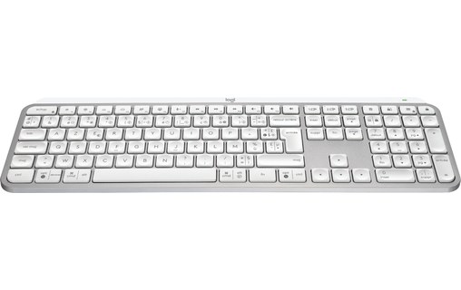 Clavier sans fil Logitech MX Keys S - Blanc, Aluminium