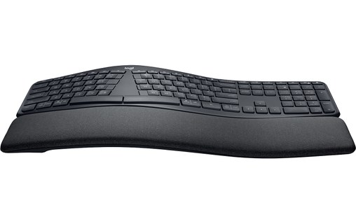 Clavier sans fil Logitech Ergo K860 - Gris anthracite avec repose-poignets