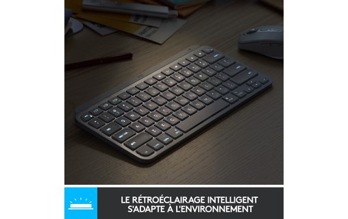 Clavier sans fil Logitech MX Keys Mini - Rose