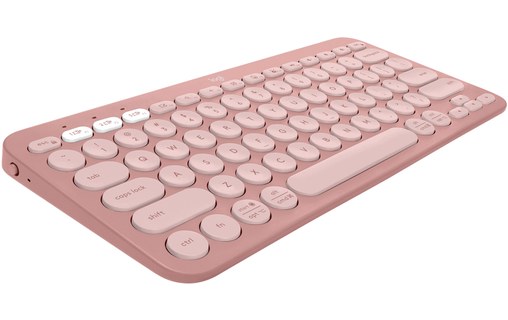 Clavier sans fil Logitech Pebble Keys 2 K380s - Rose