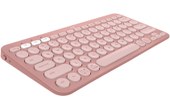 Clavier sans fil Logitech Pebble Keys 2 K380s - Rose