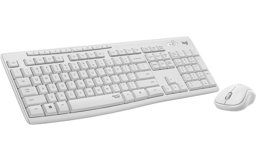 Clavier + Souris sans fil Logitech MK295 - Blanc