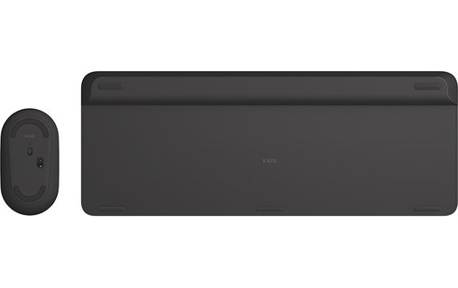 Clavier + Souris sans fil Logitech MK470 - Gris anthracite