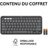 Clavier sans fil Logitech Pebble Keys 2 K380s - Gris anthracite