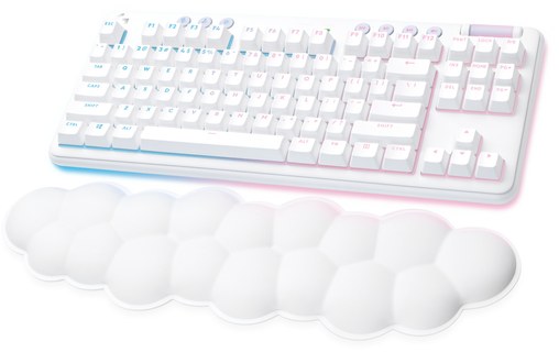 Clavier Gaming sans fil Logitech G715 - Tactile - Blanc avec repose-poignets