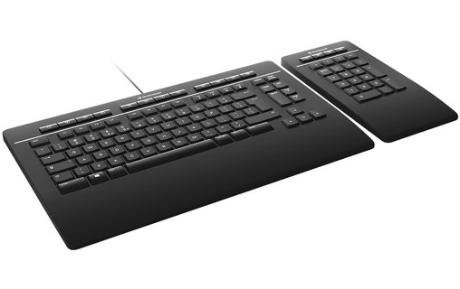 Clavier sans fil 3DCONNEXION Keyboard Pro with Numpad - Noir