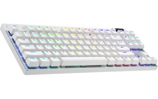 Clavier Gaming sans fil Logitech G PRO X TKL - Tactile - Blanc