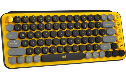 Logitech POP Keys Wireless Mechanical Keyboard With Emoji Keys clavier Universel
