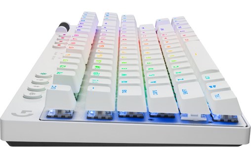 Clavier Gaming sans fil Logitech G PRO X TKL - Tactile - Blanc