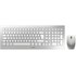 Clavier + Souris sans fil CHERRY DW 8000 - Argent, Blanc