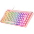 Clavier sans fil Mars Gaming MKCLOUD - Clicky - Rose