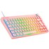 Clavier sans fil Mars Gaming MKCLOUD - Clicky - Rose