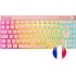 Clavier sans fil Mars Gaming MKCLOUD - Clicky - Rose