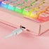 Clavier sans fil Mars Gaming MKCLOUD - Clicky - Rose