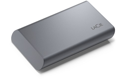 LaCie Mobile SSD Secure 1 To - Gris - SSD NVMe externe USB-C