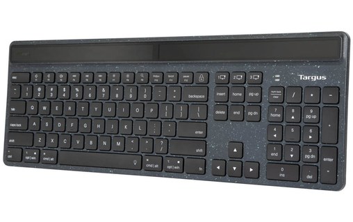 Clavier sans fil Targus AKB868FR - EcoSmart à énergie durable - Noir